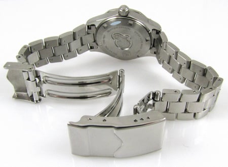 Open Clasp Shot of Ladies Aquaracer