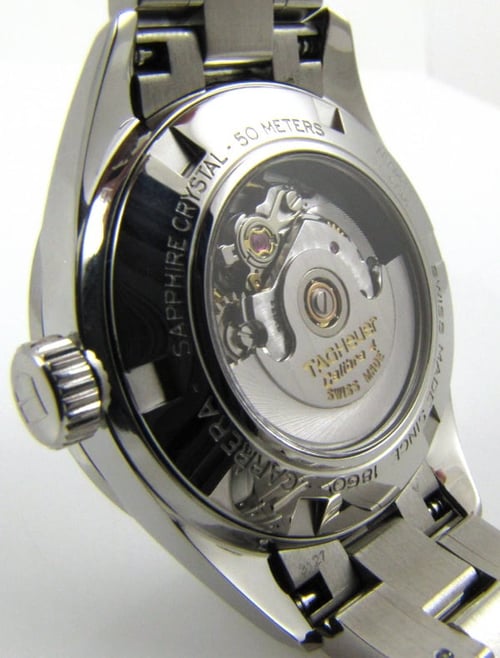 Caseback of Ladies Carrera Automatic