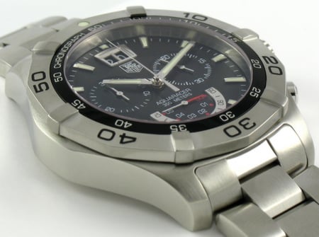9' Side Shot of Aquaracer Chronograph