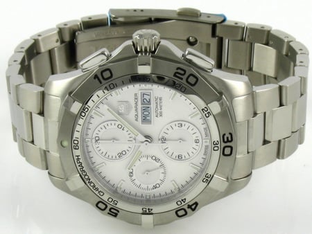 Front View of Aquaracer Chronograph Day/Date