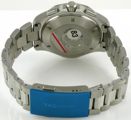 Rear / Band View of Aquaracer Chronograph Day/Date