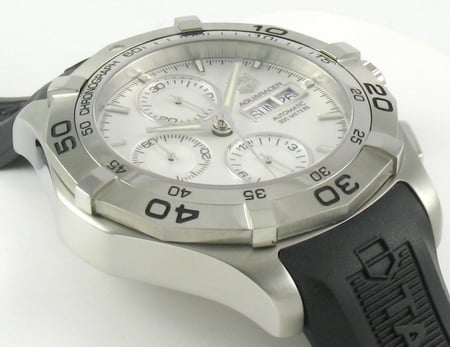 9' Side Shot of Aquaracer Chronograph Day-Date