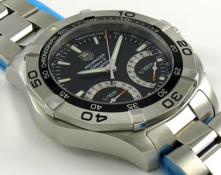 9' Side Shot of Aquaracer Calibre S Chronograph