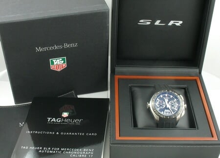 Box / Paper shot of SLR Chronograph for Mercedes-Benz