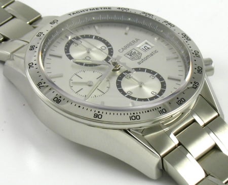 9' Side Shot of Carrera Chronograph