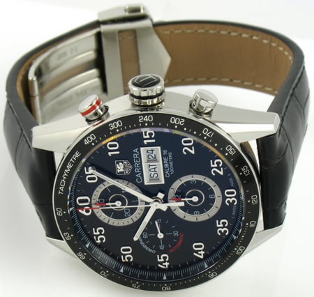 Front View of Carrera Chronograph Day-Date