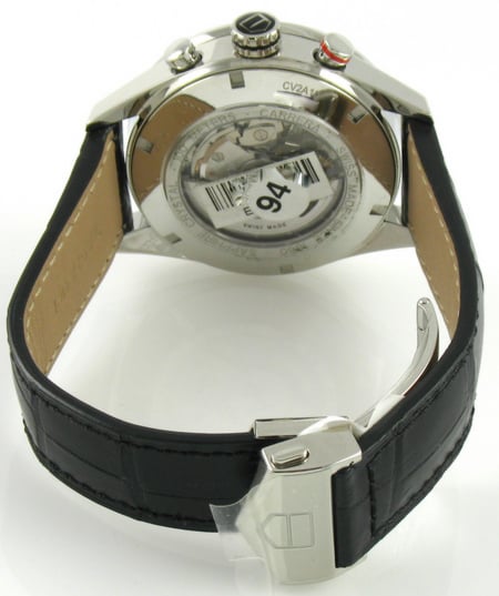 Rear / Band View of Carrera Chronograph Day-Date