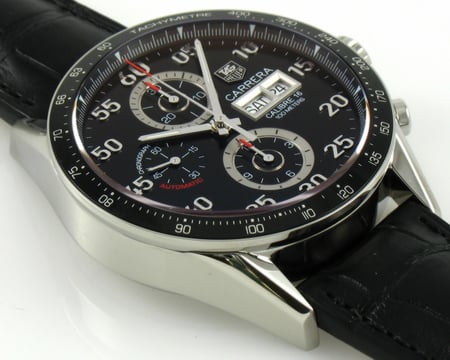 9' Side Shot of Carrera Chronograph Day-Date