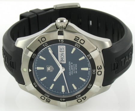 Front View of Aquaracer Day-Date