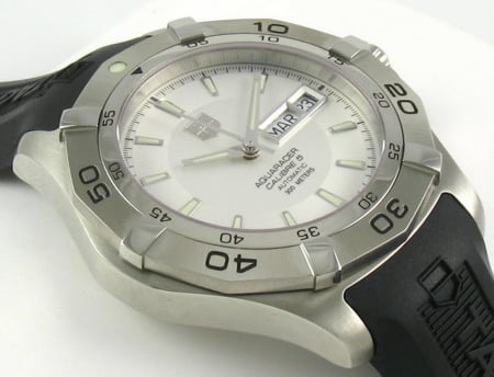 9' Side Shot of Aquaracer Day-Date