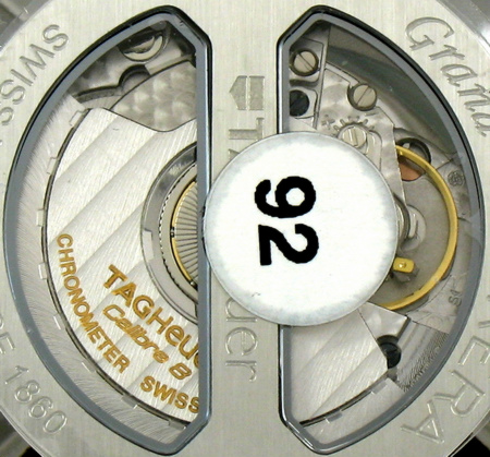 Caseback of Grand Carrera GMT