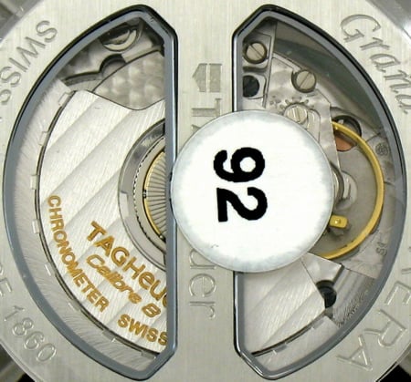 Caseback of Grand Carrera GMT