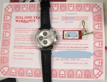 Paper shot of 'Tiger' Chronograph