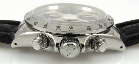 Crown Side Shot of 'Tiger' Chronograph