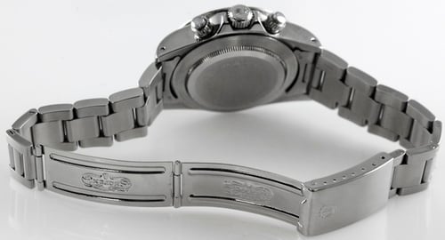 Open Clasp Shot of Chrono-Time 'Big Block' Chronograph