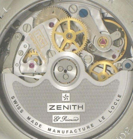 Caseback of Grande Chronomaster T Open