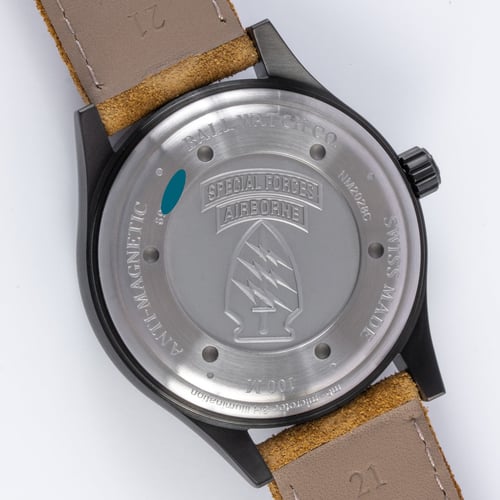 Caseback of Engineer II Green Berets