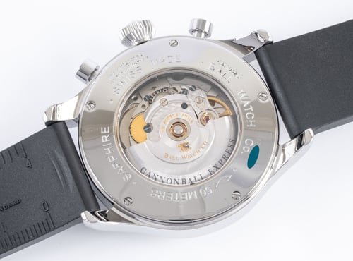 Caseback of Trainmaster Cannonball II