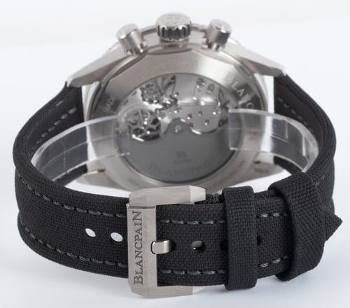 Rear / Band View of Fifty Fathoms Bathyscape Flyback Chronograph