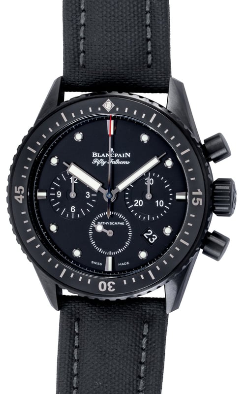 BlancPain - Fifty Fathoms Bathyscaphe Chronograph Flyback 5200-0130-b52a