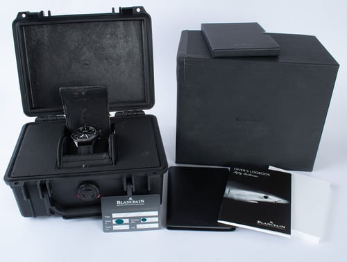 Box / Paper shot of Fifty Fathoms Bathyscaphe Chronograph Flyback