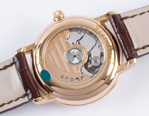 Caseback of Ladies Villeret Ultra-Slim 29mm