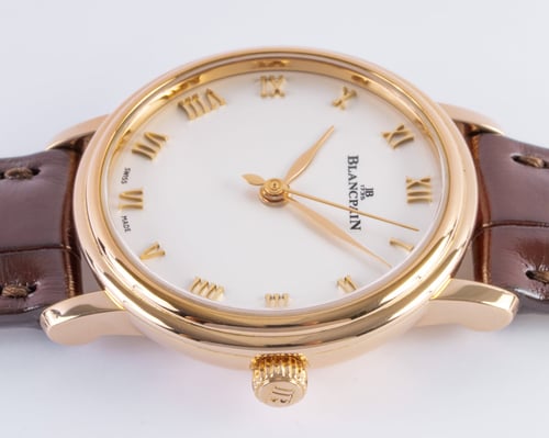 Crown Side Shot of Ladies Villeret Ultra-Slim 29mm