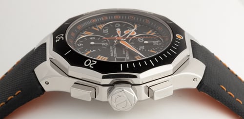 Crown Side Shot of Riviera Chronograph XXL