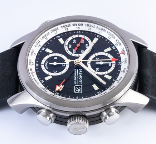 Crown Side Shot of ALT1-WT Chronograph 'Globemaster'