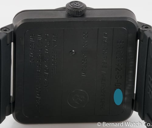Caseback of BR 03-92 Carbon
