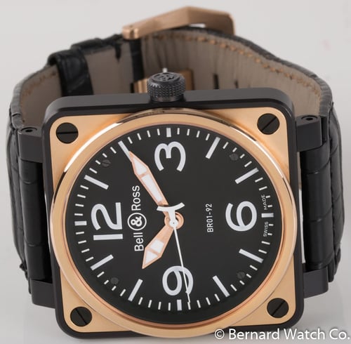Bell Ross BR 01-92 BR01-92-BICOLOR - SOLD OUT - Black Dial, Black