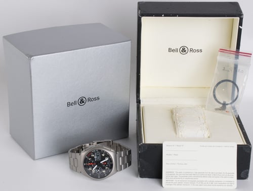 Box / Paper shot of Space 3 Chronograph