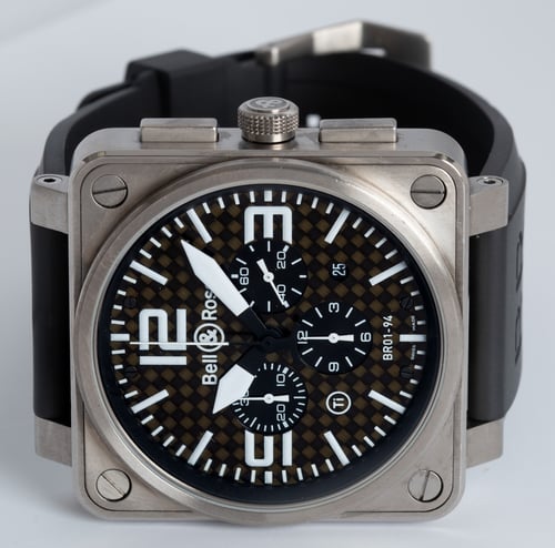 Front View of BR 01-94 Chronograph