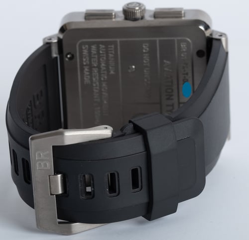 Rear / Band View of BR 01-94 Chronograph