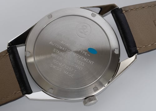 Caseback of Vintage Original