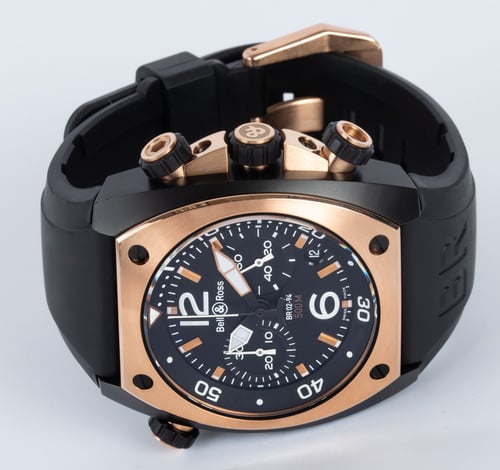 Front View of BR 02-94 Marine Chronograph