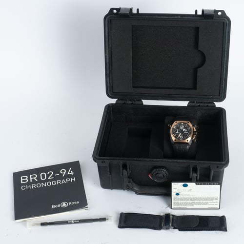 Box / Paper shot of BR 02-94 Marine Chronograph