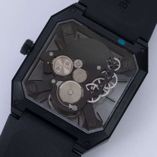 Caseback of BR 01 Cyber Skull