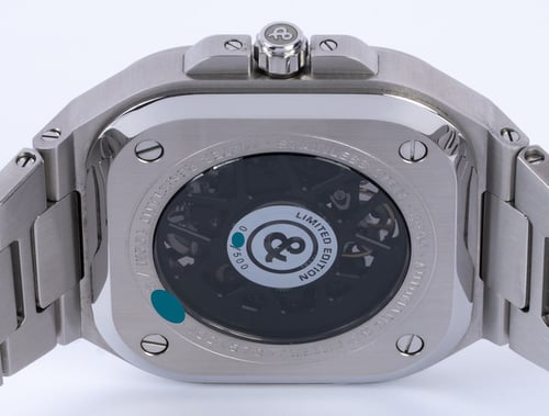 Caseback of BR 05 Skeleton Nightlum