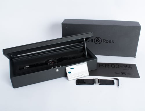 Box / Paper shot of BR 03-94 Chronograph