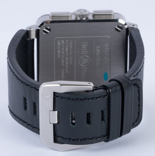 Rear / Band View of BR 03-94 Chronograph