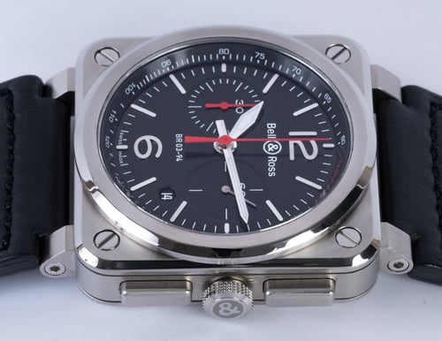 Crown Side Shot of BR 03-94 Chronograph