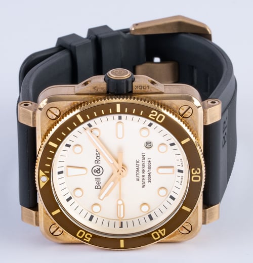 Dial Shot of BR 03-92 Bronze Diver