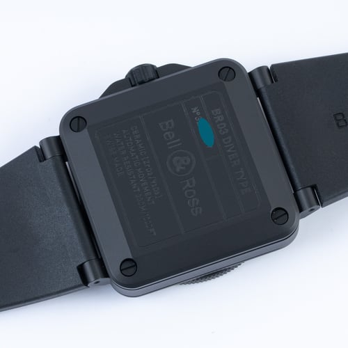 Caseback of BR 03-92 Diver