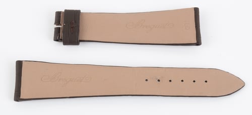 Rear / Band View of Chocolate Crocodile Strap
