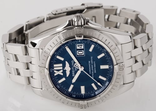 Breitling - Galactic 41 : A49350 : SOLD OUT : blue dial on Pilot