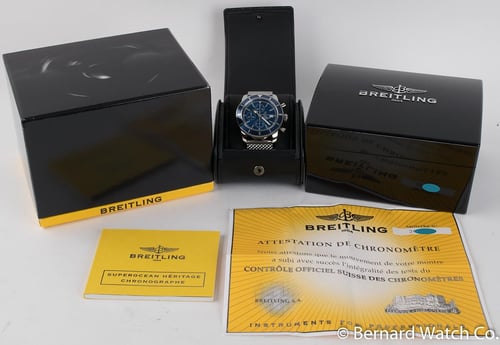 Box / Paper shot of SuperOcean Heritage Chronograph
