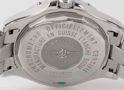 Caseback of Colt GMT