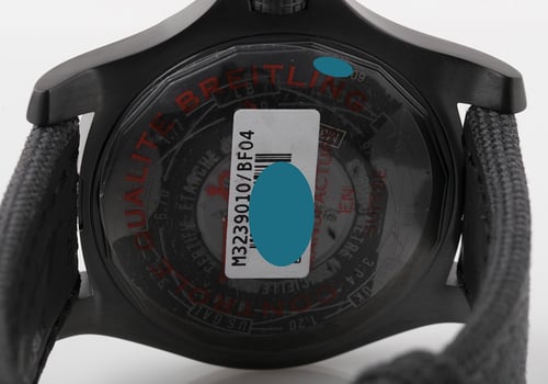 Caseback of Avenger II GMT