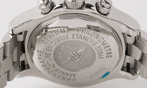 Caseback of SuperOcean Chrono